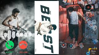 Beast Ringtones, Beast Tamil Ringtones, Beast BGM, Thalapathy Vijay Beast Tamil Movie Ringtone Free