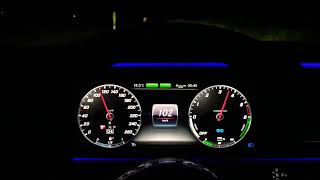 Mercedes E300de Hybrid Acceleration