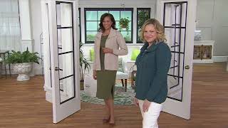 Aran Craft Merino Wool Zip-Front Cardigan with Pockets on QVC