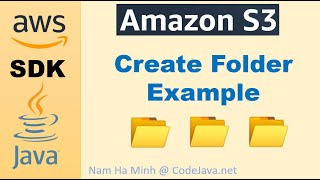 AWS SDK for Java S3 Create Folder Examples