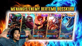 BACK TO THE OLD DAY !! FULL TEAM BOSSKUR MEMBANTAI ENEMY TANPA BELAS KASIHAN DI RANK !!!