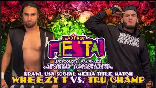 Tru champion Andres Reyes Vs Wheezy T