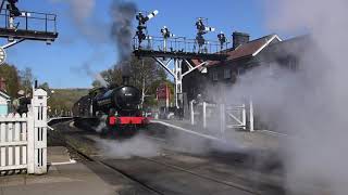 Steam train trip from Whitby to Grosmont and Goathland AKA Hogmeades Station from Harry Potter