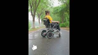 New electric wheelchair with adjustable backrest angle developed in 2023