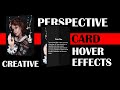 3D Perspective Flat Card Effect On Hover Using Only HTML & CSS | CSS Image Hover Effects