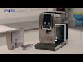 unbox the de longhi dinamica plus espresso machine ecam38085sb