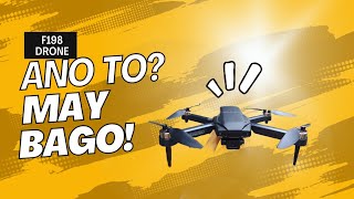 F198 drone Review||Test flight||Bushless motor drone||for beginners|dual camera||with optical flow