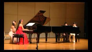 doris wang雙鋼琴  Chopin: Rondo for 2 Pianos op.73 第一鋼琴:王荷瑄/第二鋼琴:李思齊