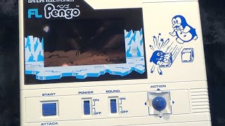 【レトロ ＦＬゲーム】バンダイ FLペンゴ PENGO BANDAI ELECTRONIC  ペンギン  ペンタ 氷 アイス 南極 電子玩具 昭和 ８０年 game lsi 1983 ブラゼ