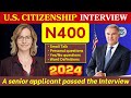 NEW! US Citizenship Interview 2024 Questions & Answers Practice (Actual Case) N-400 Naturalization