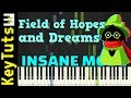 Field of Hopes and Dreams from Deltarune - Insane Mode [Piano Tutorial] (Synthesia)