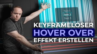 Hover Over Effekt ohne Keyframes in After Effects erstellen | #AfterEffects #QuickTipp #5