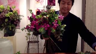 インスタライブで会話しながらのブーケ作成　bouquet making