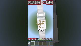 かまどから取ってアイテムで10連発着地してみた！ #マインクラフト #マイクラ #shorts #short #着地