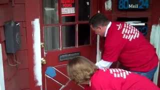 Howard County Executive Ken Ulman Helps Paint Ellicott City Historic District