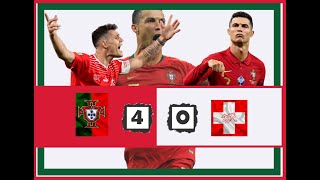 Portugal vs Switzerland 4-0 - Extended Highlights & All Goals 2022 HD || UEFA Nations League.