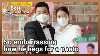 So embarrassing how he begs for a photo [Boss in the Mirror : 168-6] | KBS WORLD TV 220907