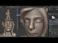 why you should speed sculpt every day demon sea girl blender timelapse