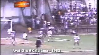 Avaí 2x0 Criciúma (17/04/1983) - Catarinense 1983