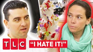 Angry Bride DESTROYS Buddy's Flower Draped Wedding Cake! | Cake Boss