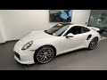 white cpo 2016 porsche 911 turbo s walk around details