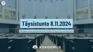 Täysistunto 8.11.2024 I Pakkoavioliitto