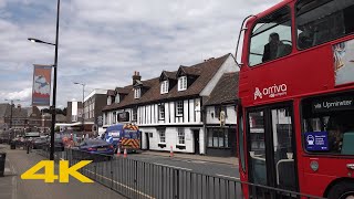 Hornchurch Walk: Town Centre【4K】