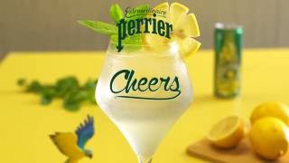 PERRIER Aromatisé - Recette de Cocktail - PERRIER Citron Fizz