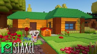 BUILDING OUR OWN FARM?! - Staxel Gameplay EP 1 - Stardew Valley meets Minecraft?!