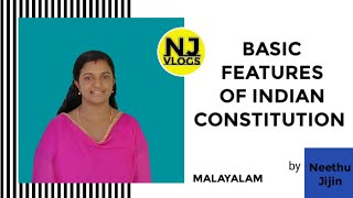 Basic Features of Indian Constitution | Malayalam