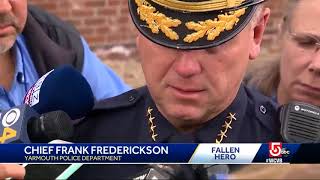 Community heartbroken after officer killed on Cape Cod