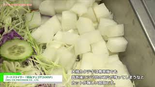 [FoodWeekKorea 2018] フードスライサー「菜高(チェゴヤ)500SP」 - HWA JIN PRECISION CO., LTD.