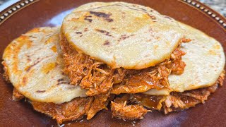 VENDE ESTAS RICAS GORDITAS DE POLLO ADOBADO  “HECHAS CON MASA SECRETA” GORDITAS DE COMAL