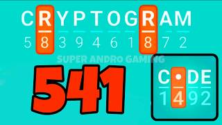 CRYPTOGRAM 541