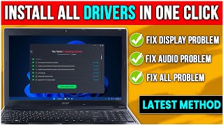 How to Install All Drivers in One Click - PC/Laptop 2024🤯Fix All Issues ✨2 Ways to Install🖥️💻