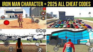 IRON MAN CHARACTER + 2025 ALL SECRET CHEAT CODE | NEW UPDATE | INDIAN BIKE DRIVING 3D