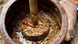 రాయలసీమ 🌶 ఎండు మిరపకాయ పుల్లగూర | Red Chilli Curry | Spicy Village Food to enjoy in Rains \u0026 Winter