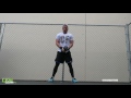 how to do a dumbbell woodchopper exercise demonstration video and guide