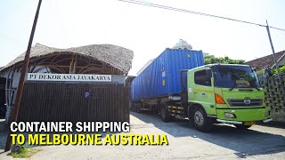 Container Shipping to Melbourne Australia - Bamboo Fence, Bamboo Screen, Bamboo Panels