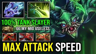 100% TANK SLAYER Hard Counter Any Tank with Max Attack Speed Butterfly Moon Shard Viper Dota 2