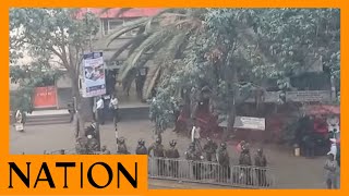 Situation in Nairobi city center: Police presence spotted in various streets