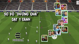 Efootball 25 Mobile | Thử đem sơ đồ 