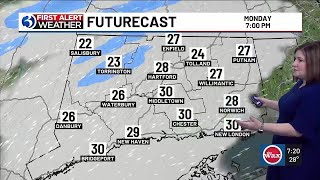 FORECAST: Snowfall totals today; First Alert Weather Days incoming for Arctic cold
