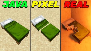 java vs pixel vs realistic