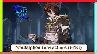 Granblue Fantasy Versus Rising Sandalphon Interactions (English)