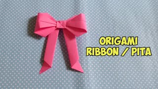 How to make Origami Ribbon |Cara membuat Origami Pita
