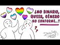 NO BINARIO, QUEER, GÉNERO NO CONFORME Y + DEFINICIONES DE GÉNERO 🌈 LGBTIQ+  | Draw My Life