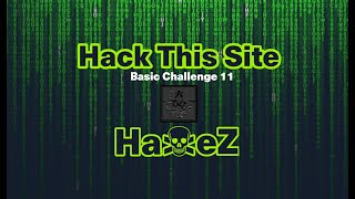 Hack This Site: Basic Web Challenges – Level 11