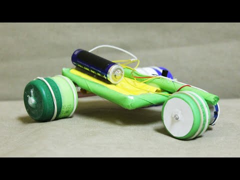How to make a paper car that can move - Homemade electric car How to make a paper car that can move - Homemade electric car