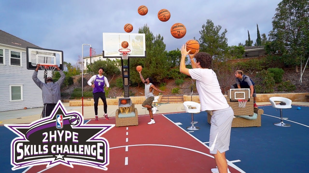 Insane Basketball Obstacle Course Nba Skills Challenge Youtube